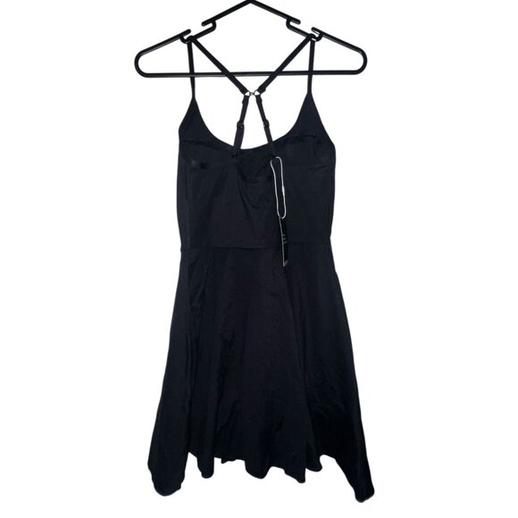 Halara Softly Zero Plush 2-in-1 Pocket Mini Active Dress Sz Small Womens Black A - Picture 8 of 14